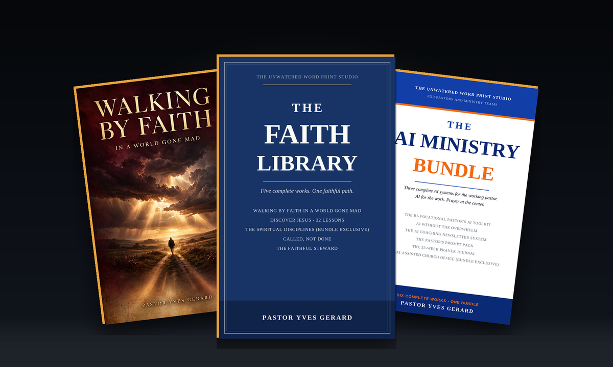Books by Pastor Yves Gerard